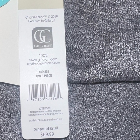 Charlie paige- grey and black top - Picture 6 of 6